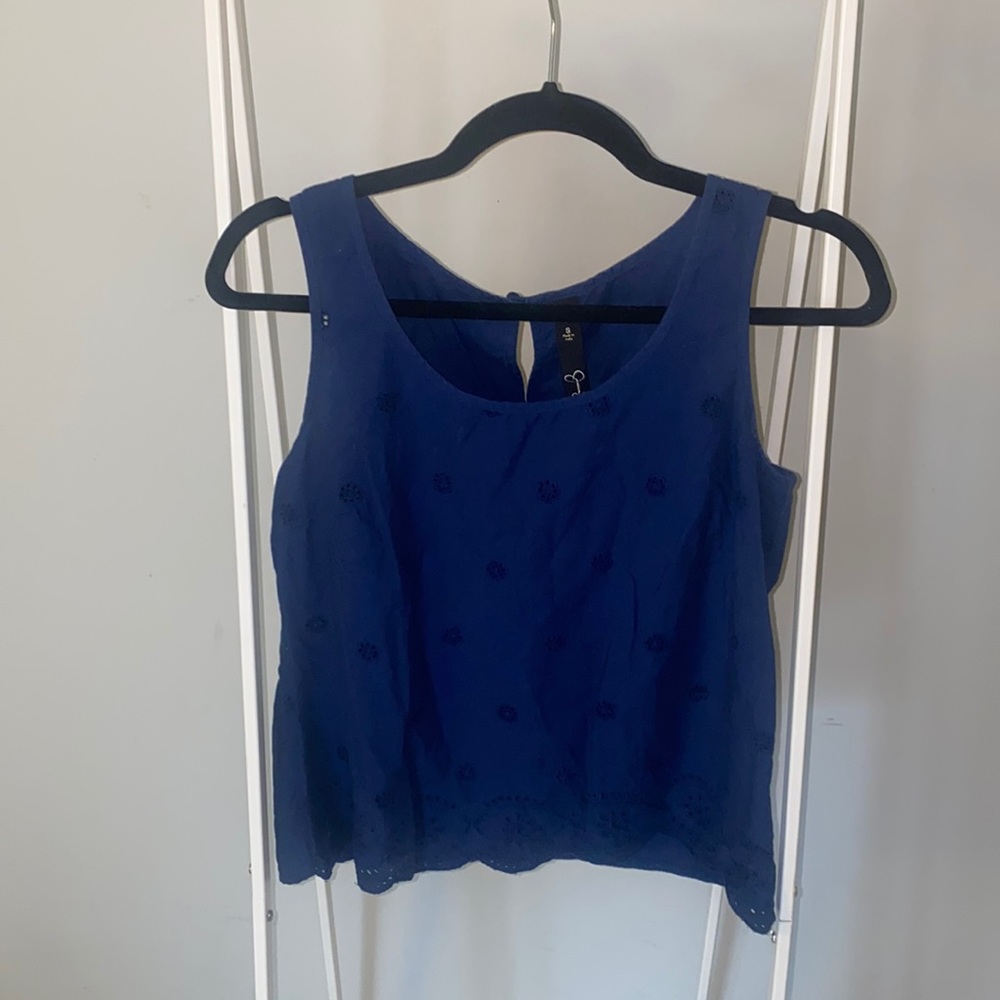 S Navy Jessica Simpson Sleeveless Blouse